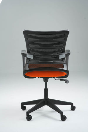 Pacific Medium Back Office Chair - Orange