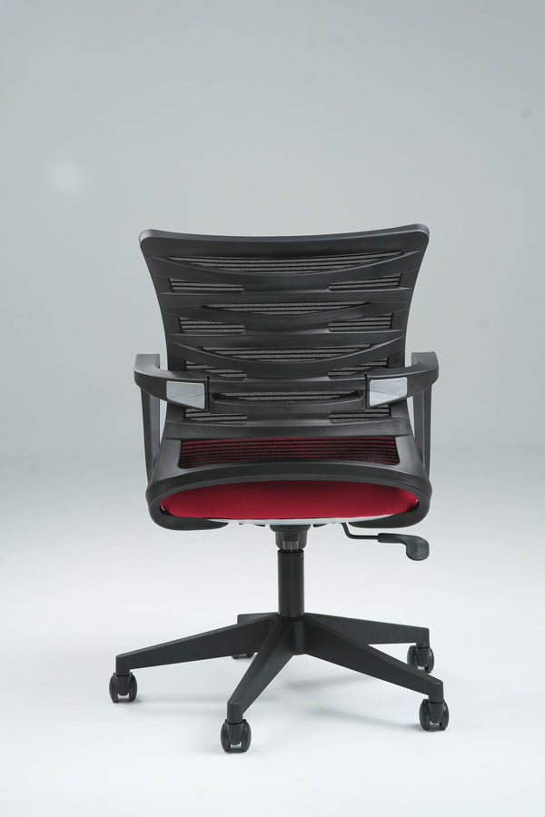 Pacific Medium Back Office Chair - Red