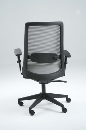 Plasma Medium Back Office Chair - Black & Grey