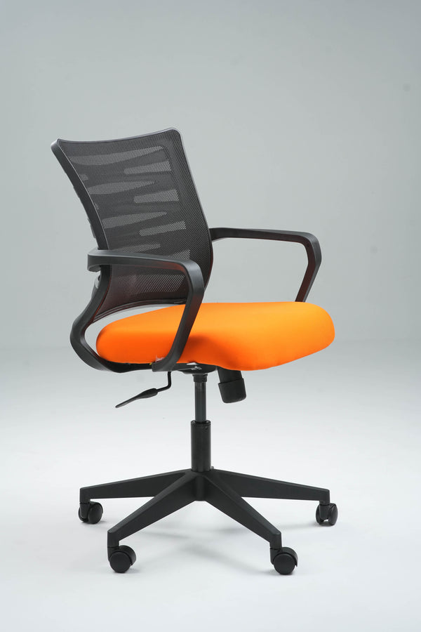Pacific Medium Back Office Chair - Orange
