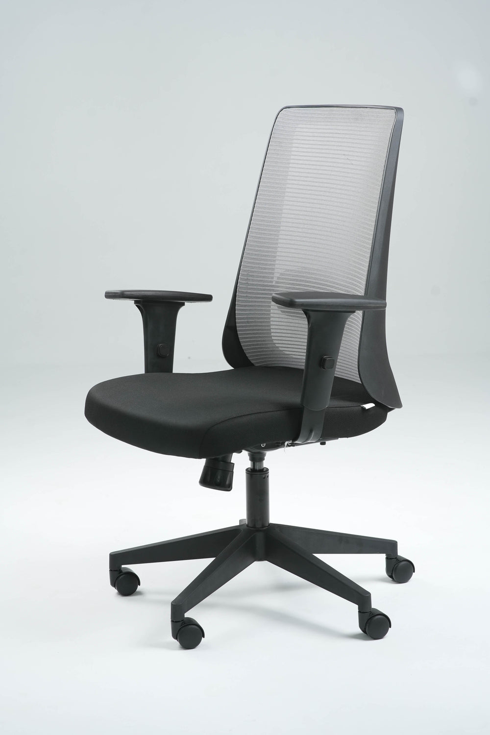Plasma Medium Back Office Chair - Black & Grey