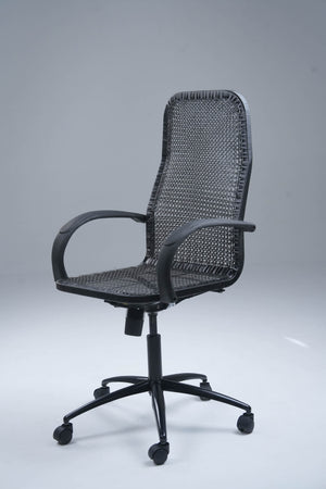 Grace High-Back Rolling Chair – Breezy Comfort in Motion