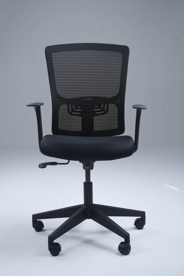 Continental Medium Back Office Chair - Black