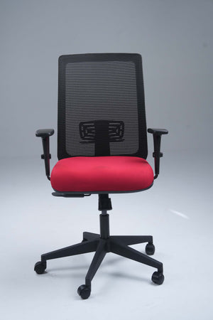 Scala Medium Back Office Chair - Red