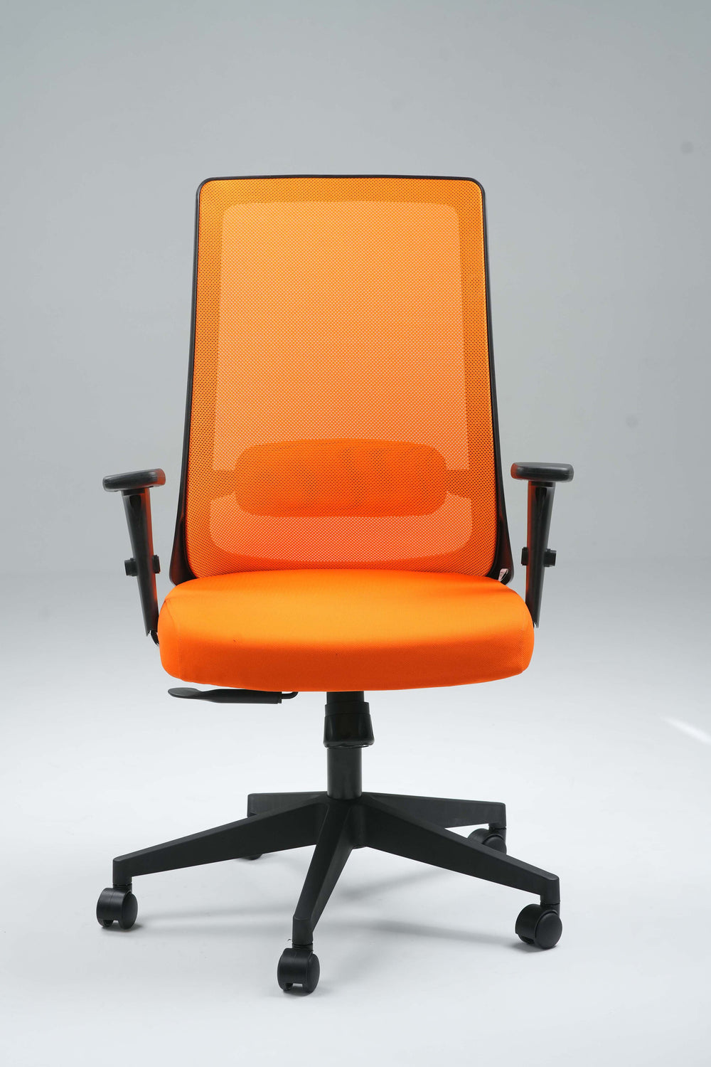 Plasma Medium Back Office Chair - Black & Orange