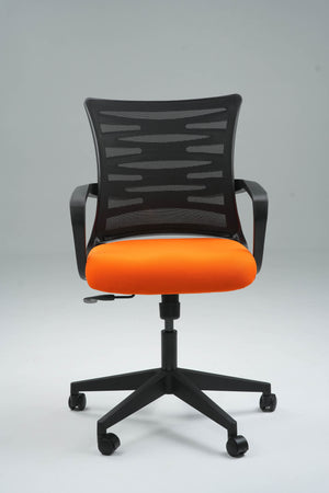 Pacific Medium Back Office Chair - Orange