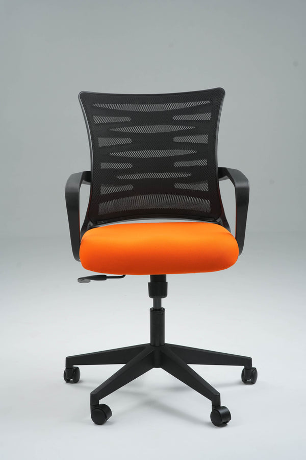 Pacific Medium Back Office Chair - Orange