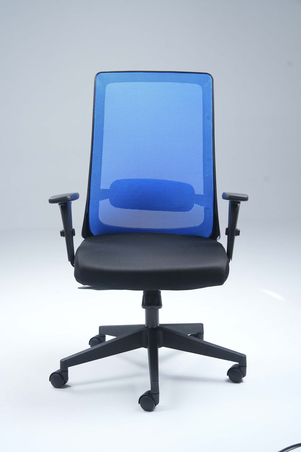 Plasma Medium Back Office Chair - Black & Blue
