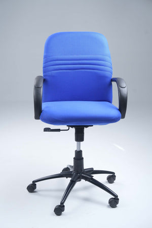 Grace Cushion Medium-Back Rolling Chair – Effortless Style, Built to Last