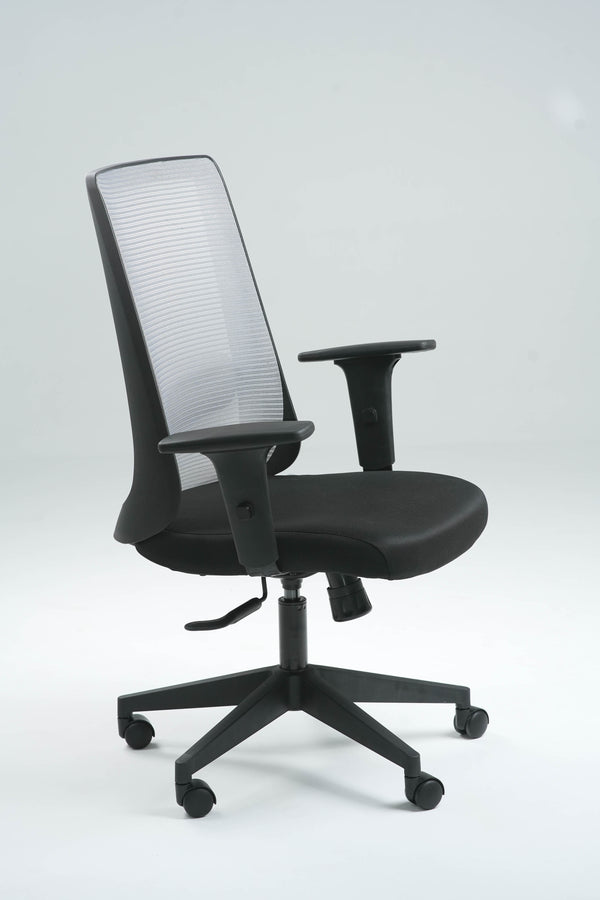 Plasma Medium Back Office Chair - Black & Grey