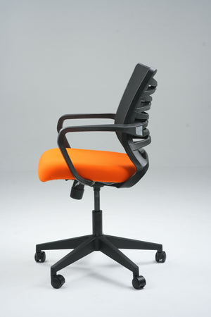 Pacific Medium Back Office Chair - Orange