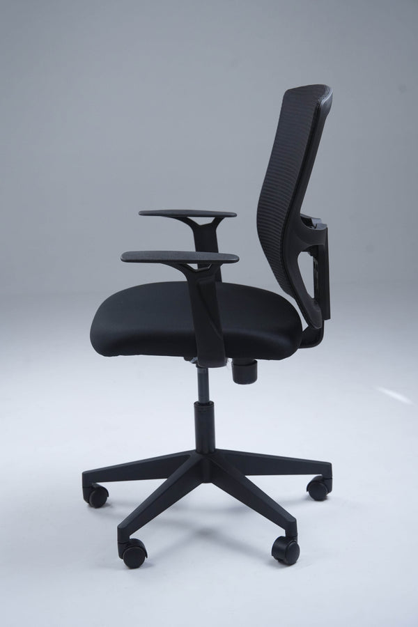Continental Medium Back Office Chair - Black