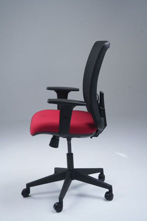 Scala Medium Back Office Chair - Red